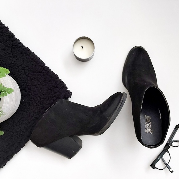 Brash Shoes - Black Brash Heeled Booties
